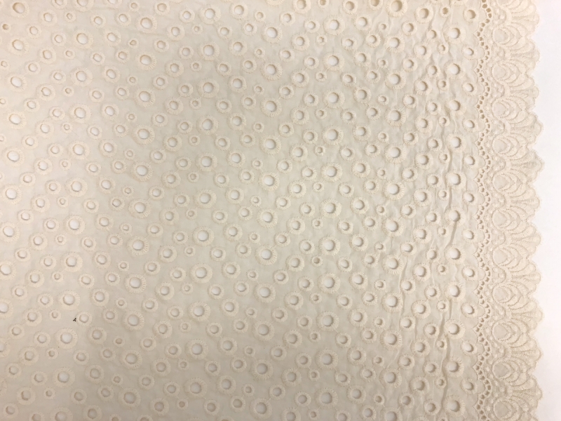 Eyelet 2024 edge fabric